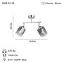Opviq Rayo - 51-12 Candelabro Cromado